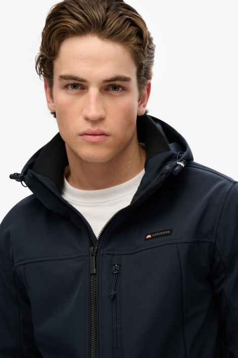 Superdry hooded soft shell trekker jkt